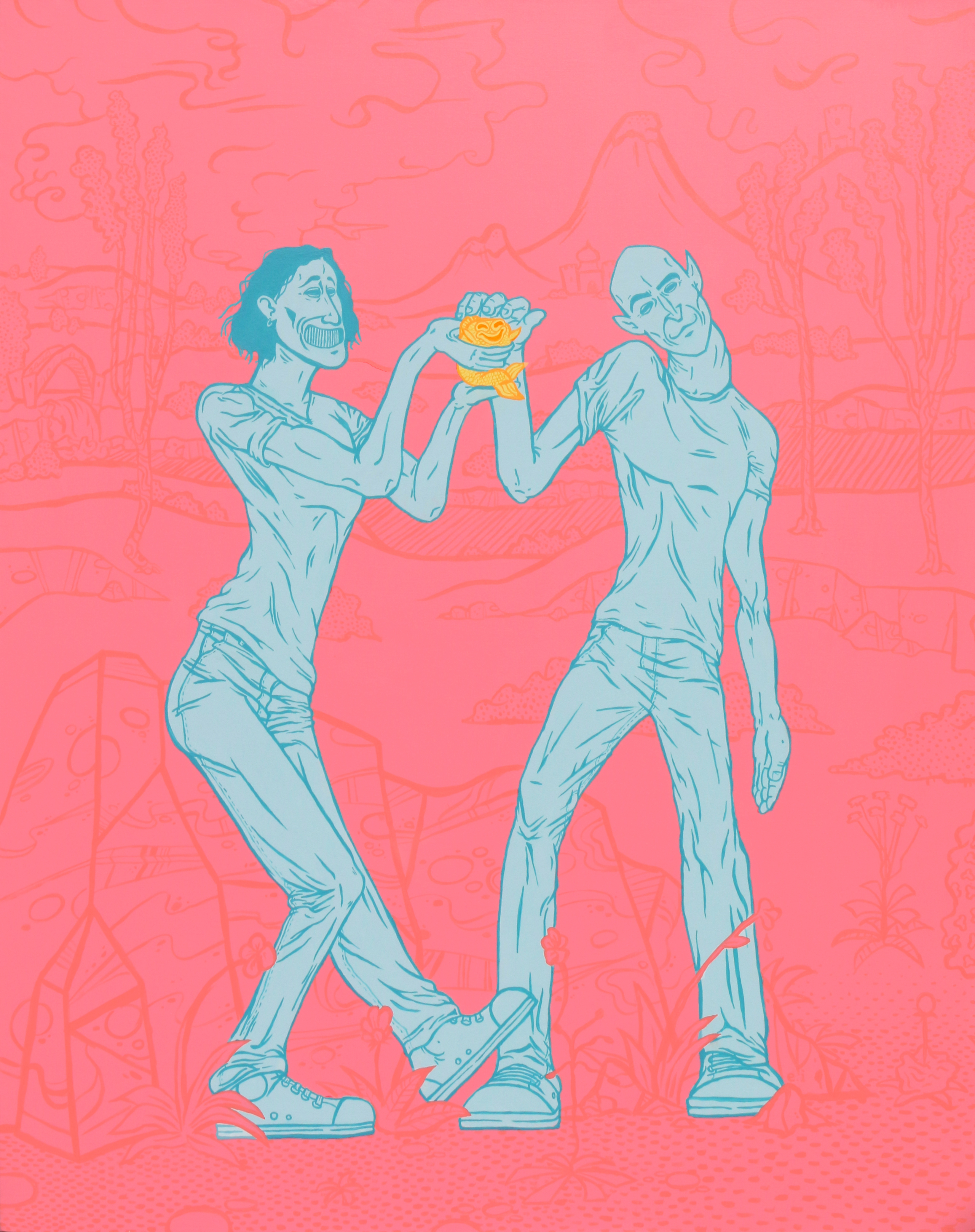 Umbilical of the Goldfish - After Raphael